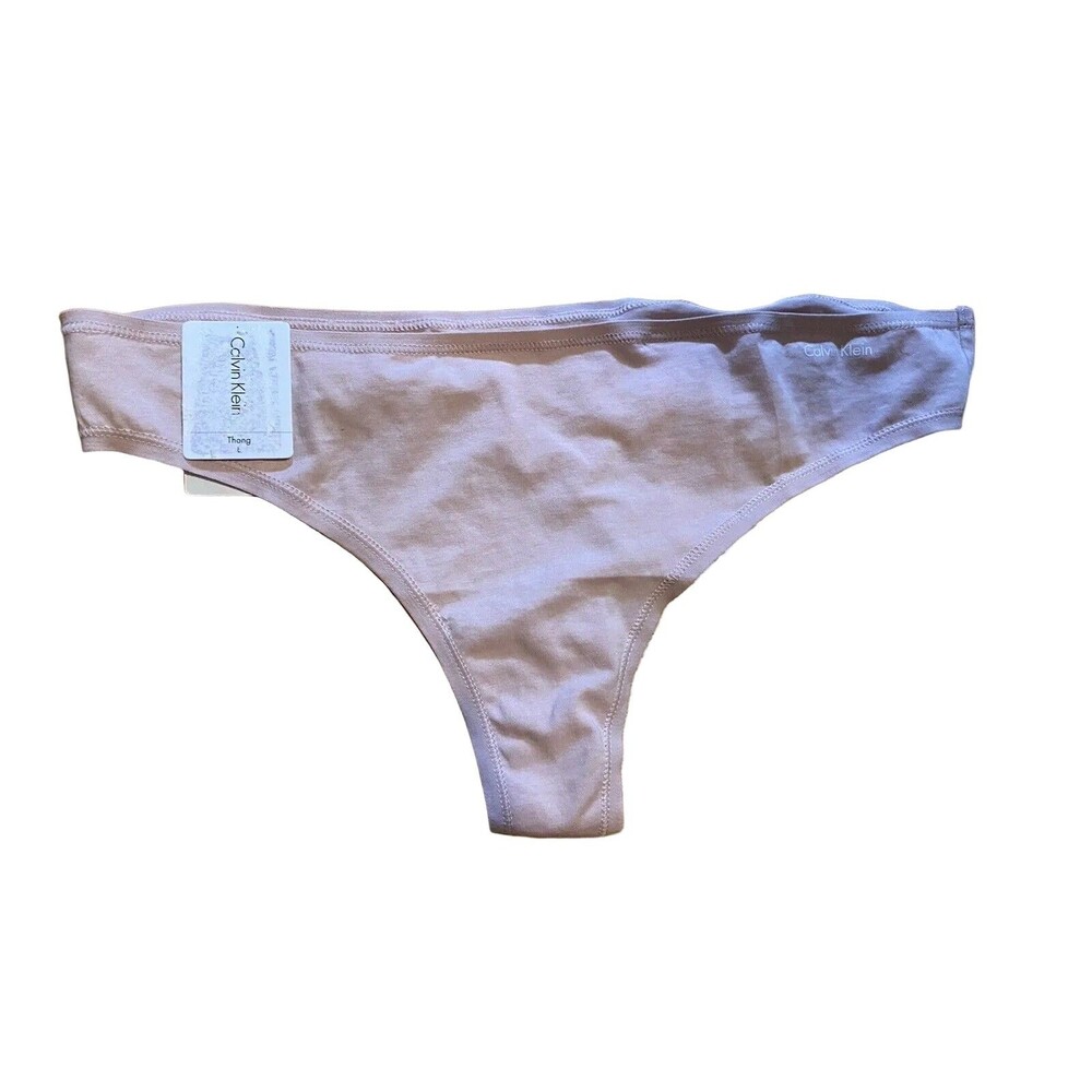 CALVIN KLEIN Form Cotton Thong Panty - Large